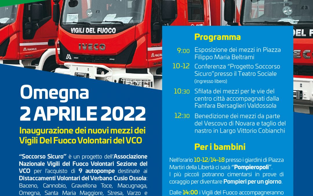 Inaugurazione nuovi automezzi e Pompieropoli